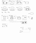 Blower Housing Air Cleaner Muffler Diagram and Parts List for 445677-5262-B1  Briggs and Stratton Engine